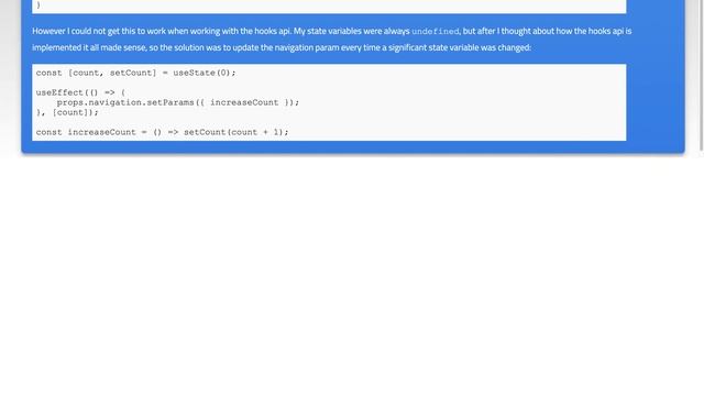 How to call Screen / Component class method from react-navigation Header смотреть онлайн