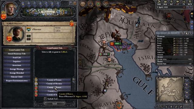 Let's Play Crusader Kings II 47 (Claiming The Island Of Money, Invasion, Death Of A Titan) смотреть онлайн