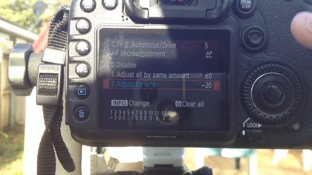 Test E Micro Adjustments Con La Canon 7D