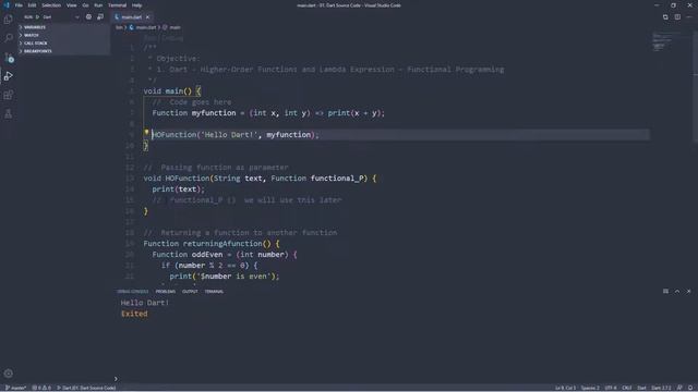 #10.2 DART - Higher Order Function | Dart For Flutter смотреть онлайн