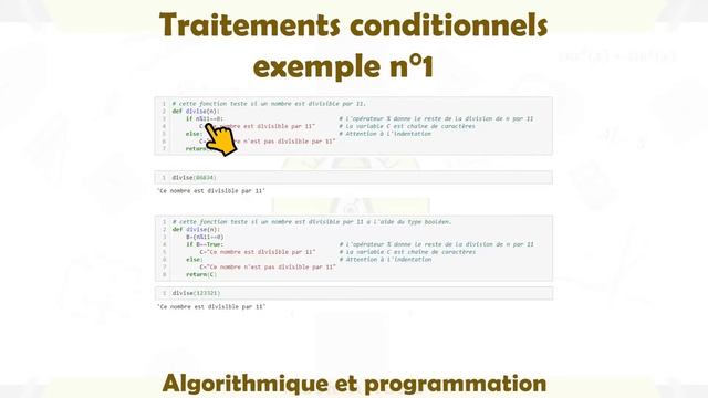 Algorithmique et programmation en Python # Partie 3/6: les instructions conditionnelles смотреть онлайн