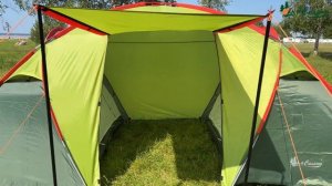 Недорогая качественная палатка для 4-х человек / Обзор Mircamping 1002-4 / Дешевая палатка для 4-х