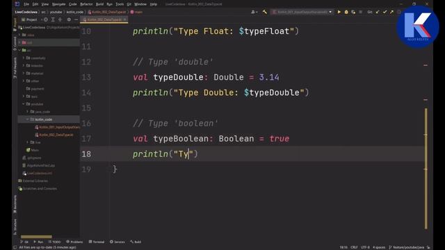 KOTLIN DEVELOPER #2 - DATA TYPE смотреть онлайн