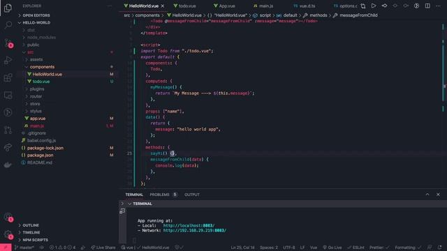 Vue JS Component Communication #17 смотреть онлайн