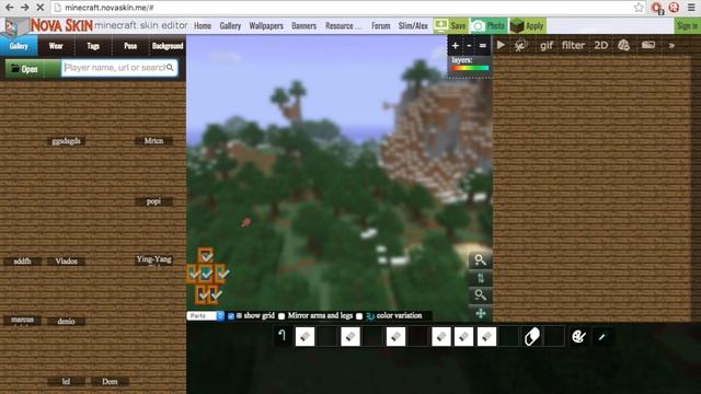 make your minecraft skin pose смотреть онлайн