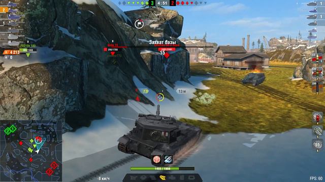 Мастер на все танки Wot Blitz FV215b 183 смотреть онлайн