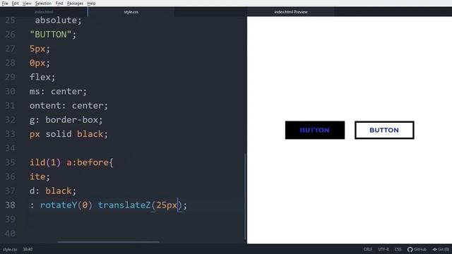 Animated 3D Flip Buttons using HTML & CSS | CodingNepal смотреть онлайн