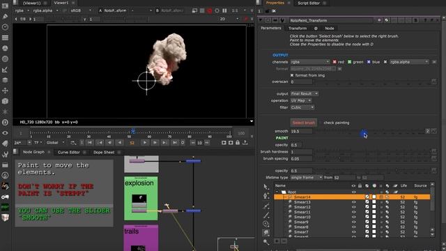 NUKE GIZMO: RotoPaint Transform смотреть онлайн