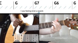 «A Whiter Shade of Pale» Easy Guitar Tutorial | Procol Harum
