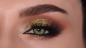 Вечерний макияж Соки Айс в бронзово-зелёных оттенках пошагово  на выпускной 2022