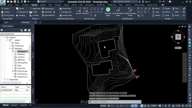 CARA MENGHILANGKAN KONTUR DIATAS BANGUNAN AUTOCAD CIVIL 3D смотреть онлайн