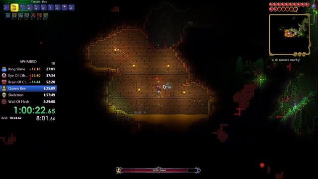 Terraria All Pre-Hard Mode Bosses Set Order Speedrun PB (2h0m51s) Normal Difficulty смотреть онлайн