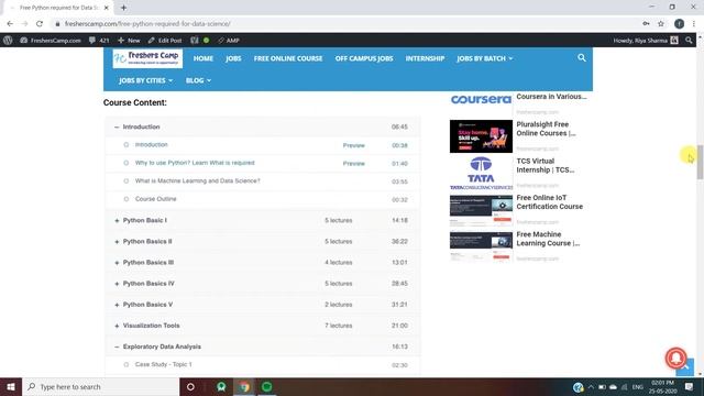 Free Python Course with Certificate | Python for Data Science & Machine Learning | Register Now смотреть онлайн