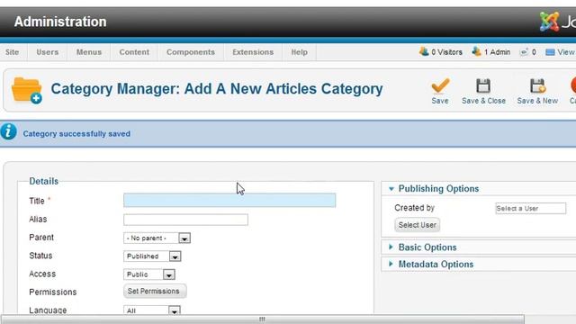 How to create categories in joomla 2.5 Part-9 смотреть онлайн