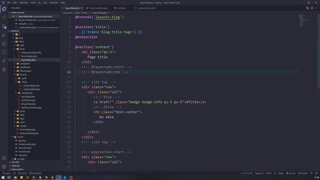 Tutorial Laravel 8 Blog CMS - Menampilkan tag | Part 116 смотреть онлайн