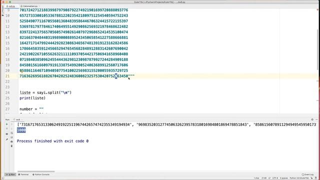 Project Euler Problem 8 (Python) смотреть онлайн