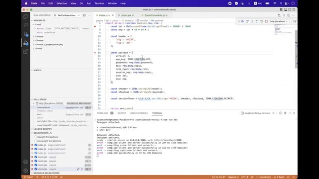 NextJS with Zoom Video SDK смотреть онлайн