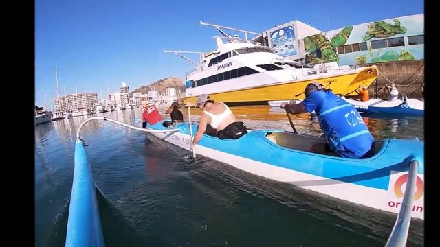 Coral Sea Outrigger Canoe Club - training session смотреть онлайн