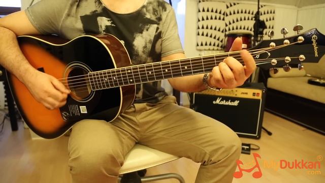 Epiphone AJ-220S - Akustik Gitar İncelemesi (Hızlı Video) смотреть онлайн