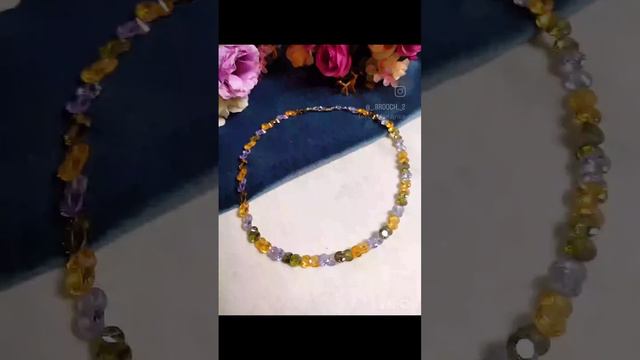 колье из кристаллов горного хрусталя. цена 1800 https://vk.com/vachabroch смотреть онлайн
