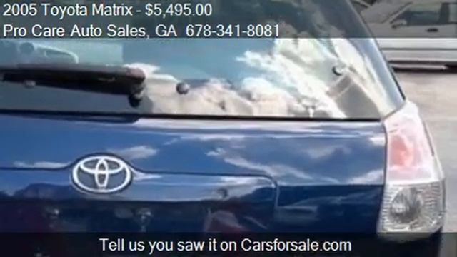 2005 Toyota Matrix Base - for sale in Cumming, GA 30040 смотреть онлайн