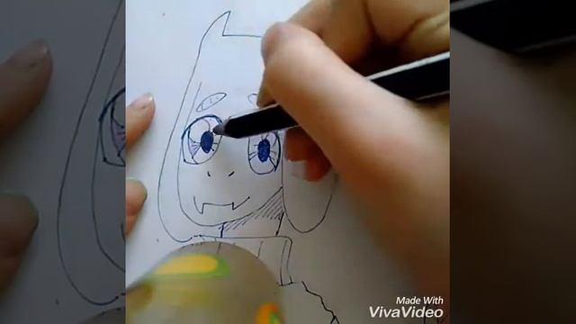 Рисуем Ториэль(speedDraw toriel) смотреть онлайн