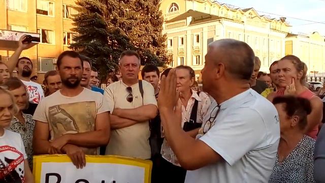Волоколамск. Ядрово. Пикет 4.08.18. Говорят: эколог ВООП, Дижур. смотреть онлайн