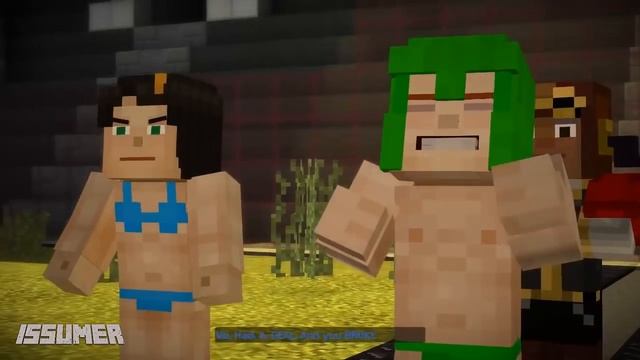 Moana VS Petra(Male) Arena Fight!? Minecraft Story Mode смотреть онлайн