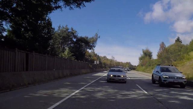 SQUAMISH Town to Vancouver BC Canada. Unique Camera Perspective. Smooth Driving. смотреть онлайн
