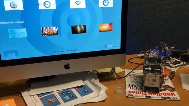 Card dispenser with Nodejs and NWJS смотреть онлайн