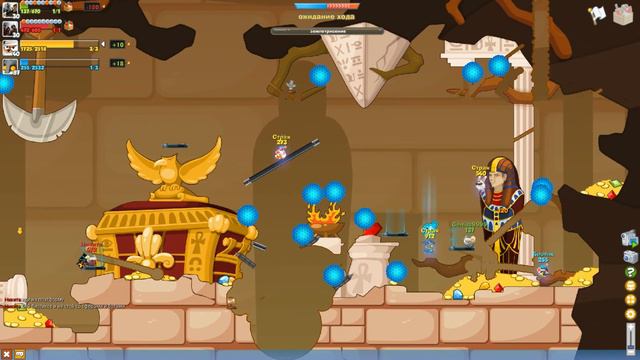 Телепат и Страж недр на карте Колыбель! Вормикс! смотреть онлайн