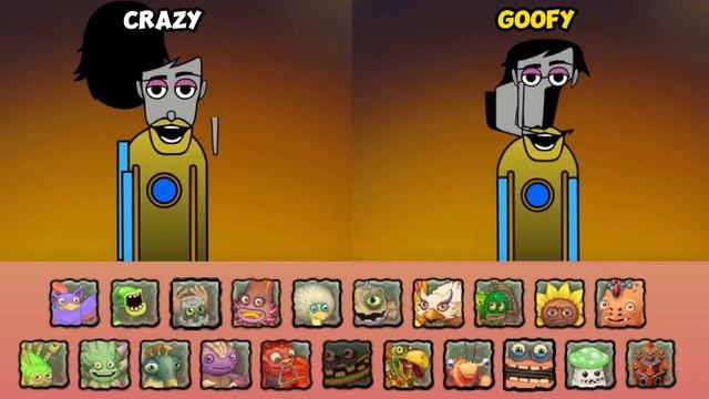 CRAZY VS GOOFY MonsterBox FIRE HAVEN ISLAND | Incredibox mods My Singing Monsters смотреть онлайн