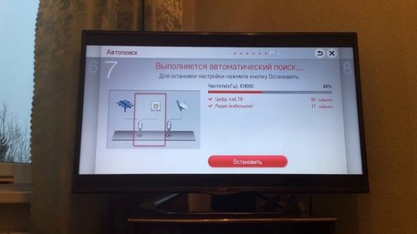Настройка цифрового ТВ на LG Smart TV