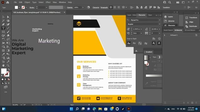 Core Concepts of Adding and Formatting Text in Adobe Illustrator | Tutorial смотреть онлайн