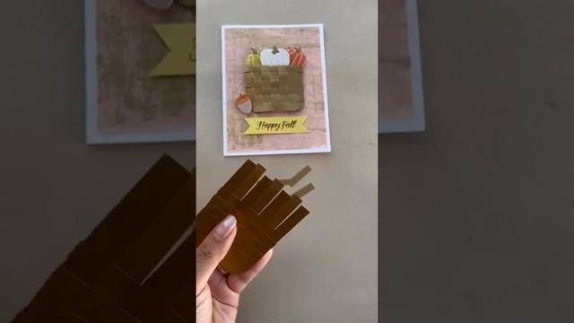 Fall Pumpkin Basket Card How-To смотреть онлайн