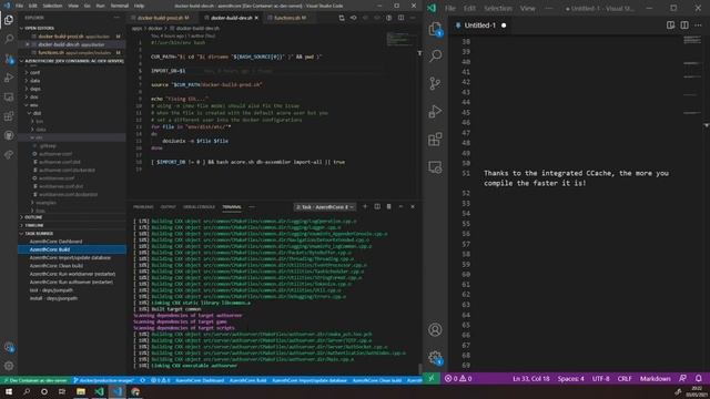 AzerothCore: VSCode dev-container Demo смотреть онлайн