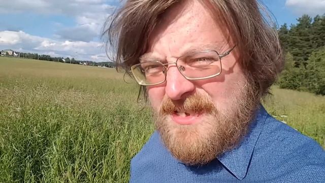 Одинцовский район. Деревня Власово. Поле у дачного поселка и Москва рекой, которое хотят под карьер