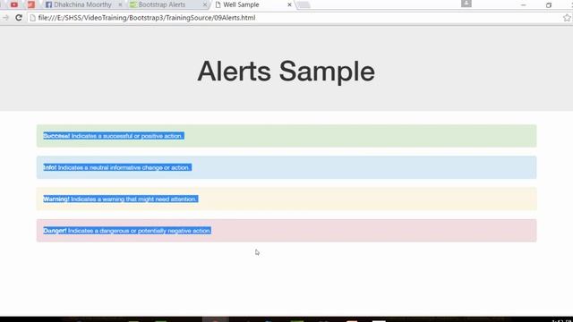 3 Alerts Bootstrap смотреть онлайн