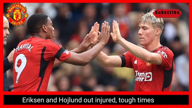 Major injury blow for Manchester United, Eriksen, Hojlund out for a Month, Casemiro, Shaw смотреть онлайн