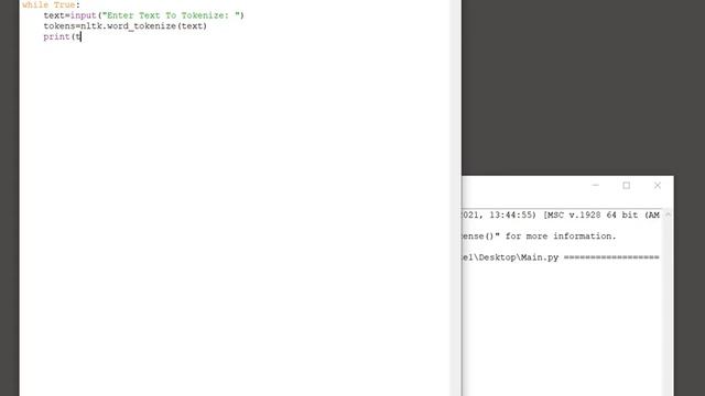 Python NLTK - Tokenize text смотреть онлайн