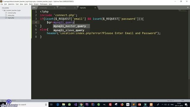 Student Teacher Multi Login PHP Project Part 2 | How to Create Teacher Student Multi Login смотреть онлайн