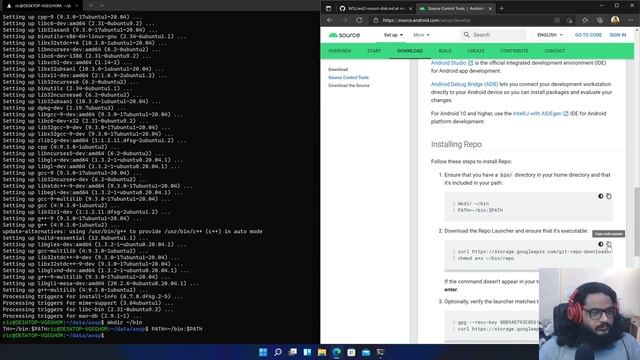 Building Android AOSP On Windows Using WSL2