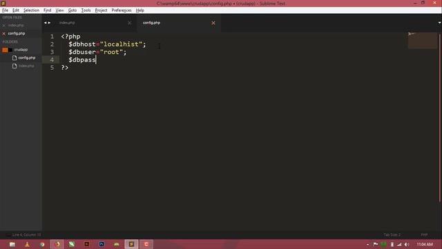 #02 CRUD App Using PHP and Mysqli | Creating Database, Table & Connection With Database смотреть онлайн