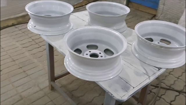 Ремонт и покраска литых дисков r14 дольками. смотреть онлайн