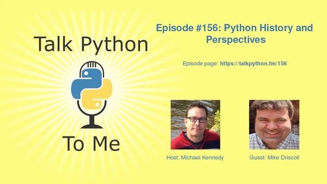 #156: Python History and Perspectives смотреть онлайн