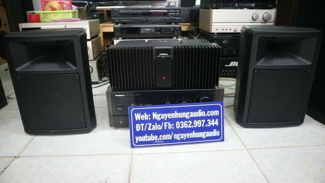 Quá đỉnh với cục đẩy Victor M3030 ghép loa Electro voice sx 80 смотреть онлайн