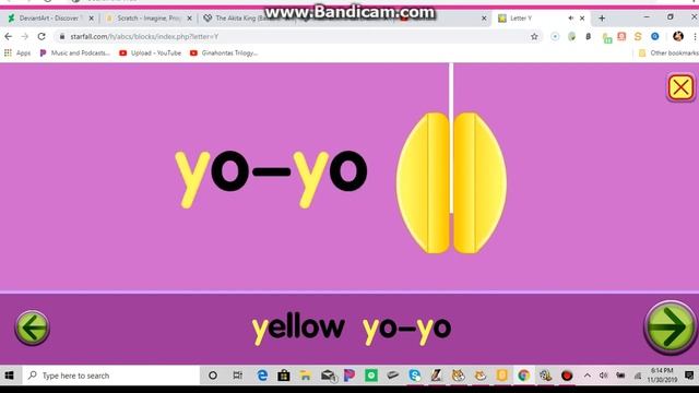 Starfall ABC Blocks Alphabet Letter Y Sounds смотреть онлайн