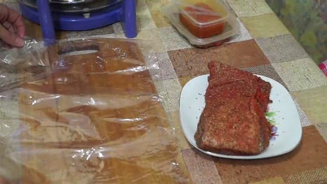 ЗАПЕЧЕННАЯ СВИНАЯ ГРУДИНКА В АЭРОГРИЛЕ