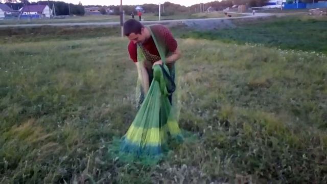 Испанка 5 метров диаметр ячейка 25 мм вес 4 кг. Стропки зигзаг. смотреть онлайн