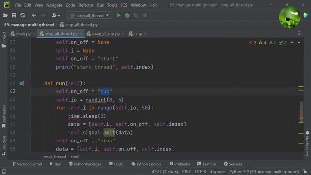 B60: Kiểm soát đa luồng QThread, control multi QThread 2022 "lato' channel" смотреть онлайн